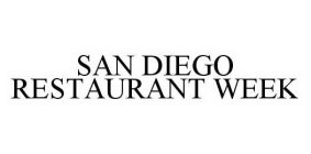 SAN DIEGO RESTAURANT WEEK