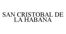 SAN CRISTOBAL DE LA HABANA