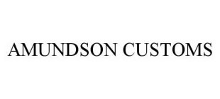 AMUNDSON CUSTOMS