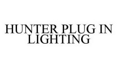 HUNTER PLUG IN LIGHTING