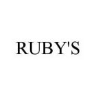 RUBY'S