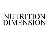 NUTRITION DIMENSION