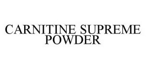 CARNITINE SUPREME POWDER