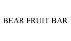 BEAR FRUIT BAR