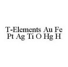 T-ELEMENTS AU FE PT AG TI O HG H