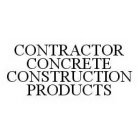 CONTRACTOR CONCRETE CONSTRUCTION PRODUCTS