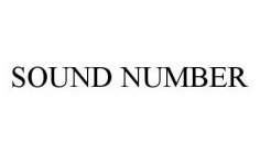 SOUND NUMBER