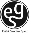 EVGA GENUINE SPEC EGS