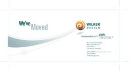 WE'VE MOVED WILKER DESIGN COMMUNICATION IN INK, PIXELS, ELECTRONS