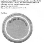 BATH ZINGERS