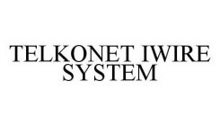 TELKONET IWIRE SYSTEM