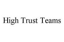 HIGH TRUST TEAMS