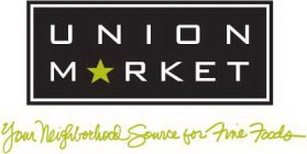 UNION MARKET YOUR NEIGHBORHOOD SOURCE FOR FINE FOODS