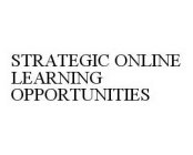 STRATEGIC ONLINE LEARNING OPPORTUNITIES