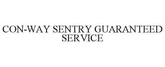 CON-WAY SENTRY GUARANTEED SERVICE