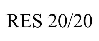 RES 20/20