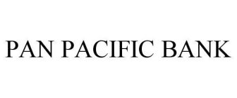 PAN PACIFIC BANK