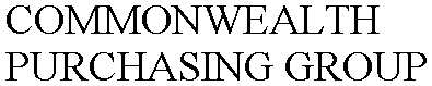COMMONWEALTH PURCHASING GROUP