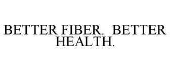 BETTER FIBER. BETTER HEALTH.