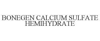 BONEGEN CALCIUM SULFATE HEMIHYDRATE