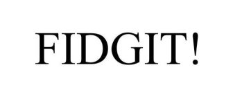 FIDGIT!