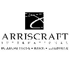 ARRISCRAFT INTERNATIONAL BUILDING STONE · BRICK ·LIMESTONE