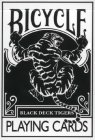 BICYCLE BLACK DECK TIGERS PLAYING CARDS