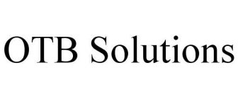 OTB SOLUTIONS