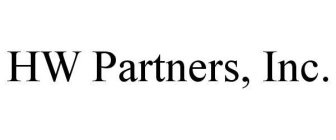 HW PARTNERS, INC.