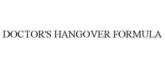 DOCTOR'S HANGOVER FORMULA