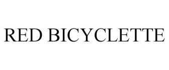 RED BICYCLETTE