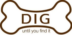 DIG UNTIL YOU FIND IT