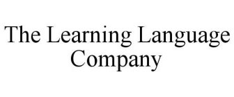 THE LEARNING LANGUAGE COMPANY