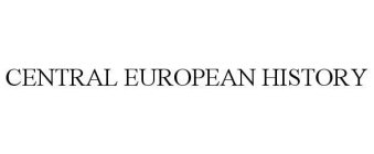 CENTRAL EUROPEAN HISTORY