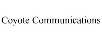 COYOTE COMMUNICATIONS