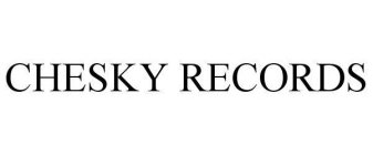 CHESKY RECORDS