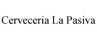 CERVECERIA LA PASIVA