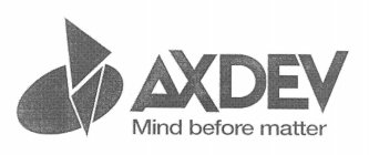 AXDEV MIND BEFORE MATTER