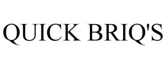 QUICK BRIQ'S