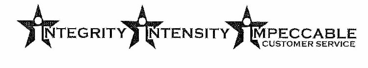 INTEGRITY INTENSITY IMPECCABLE CUSTOMER SERVICE