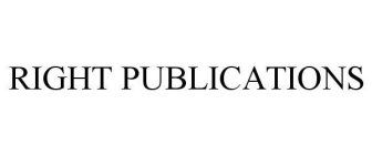 RIGHT PUBLICATIONS
