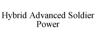 HYBRID ADVANCED SOLDIER POWER