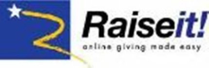 RAISEIT! ONLINE GIVING MADE EASY