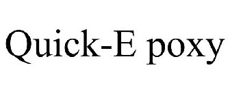 QUICK-E POXY