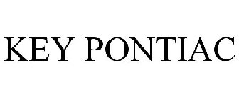 KEY PONTIAC