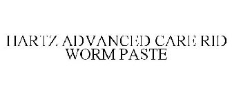 HARTZ ADVANCED CARE RID WORM PASTE