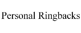 PERSONAL RINGBACKS