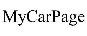 MYCARPAGE