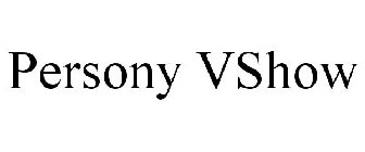 PERSONY VSHOW