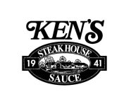 KEN'S STEAKHOUSE SAUCE 1941